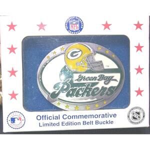 1997 Siskiyou Pewter  Green Bay Packers Belt Buckle Limited Edition NIB #5816